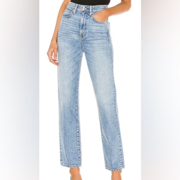 SLVRLAKE Denim - REVOLVE SLVERLAKE London High Rise Straight in Heartache Size 28
